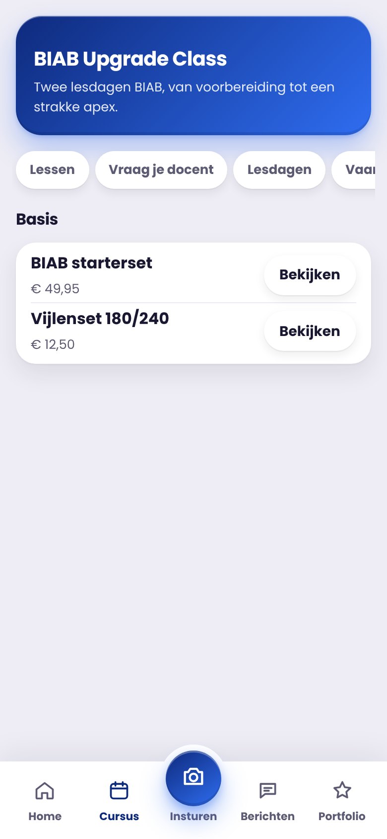 Scherm: Pakket