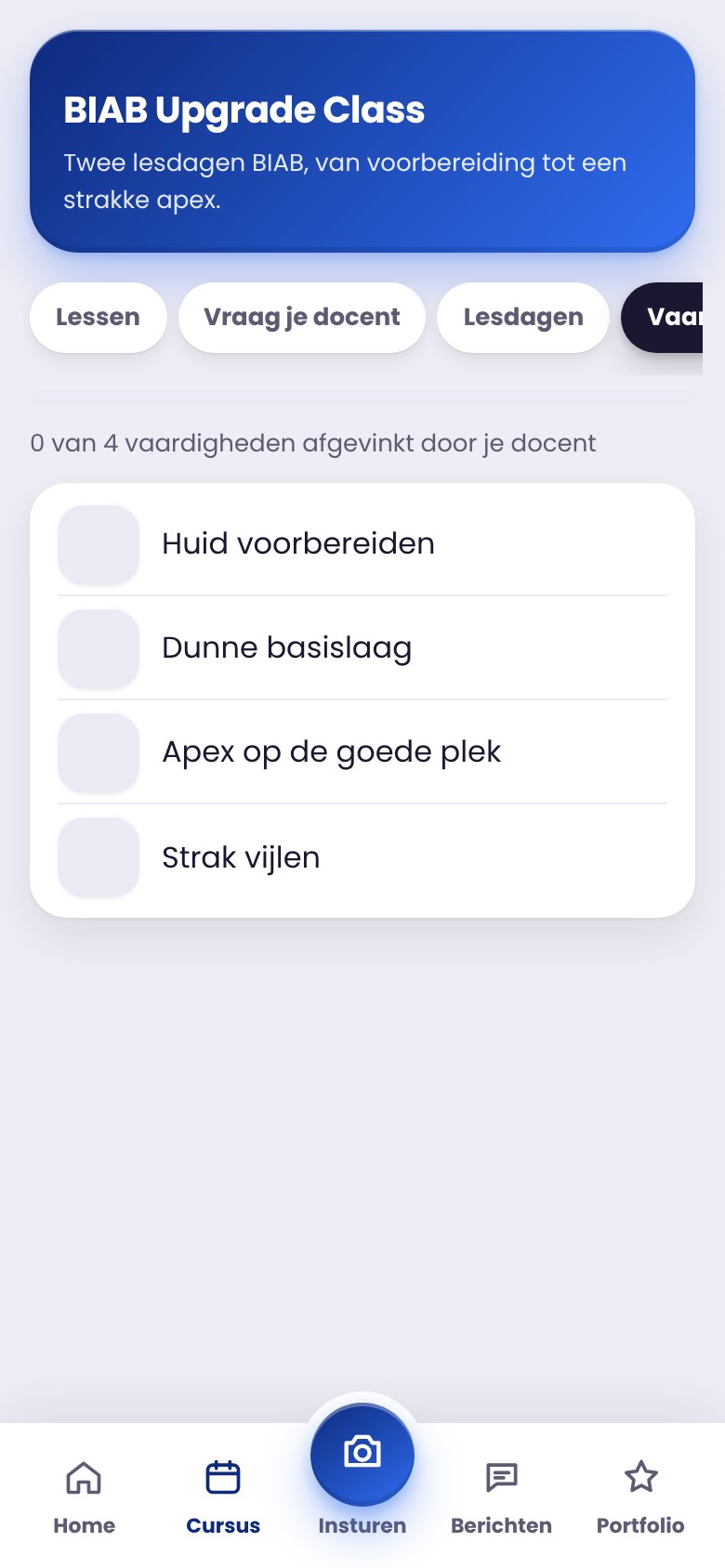 Scherm: Vaardigheden
